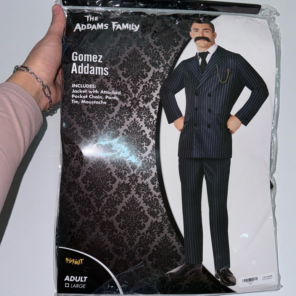 Gomez Addams men’s costume Large